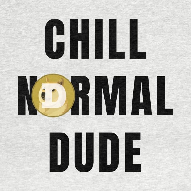 Funny Chill Normal Dude DogeFather Doge Coin by gillys